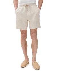 NN07 - Gregor Drawstring Linen Shorts 6.25 - Lyst