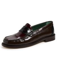 VINNY'S - Yardee Tri-Tone Moccasin Loafers - Lyst