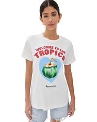 FARM Rio - Wecome To The Tropics Tee - Lyst