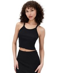 ÉTERNE - Cropped Rib Tank - Lyst