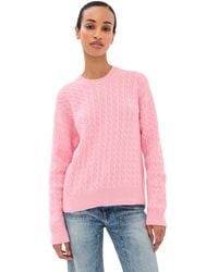 &Daughter - Wool Cable Knit Pullover - Lyst
