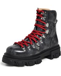 Ganni - Cleated Vintage Mountain Boots - Lyst