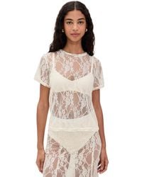 Le Bos - Lace Tee - Lyst