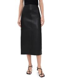 A.L.C. - A. L.C. Marta Leather Skirt - Lyst