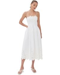 Jonathan Simkhai - Lilianna Sleeveless Lace Midi Dress - Lyst