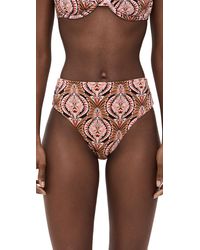 FARM Rio - High Waist Bikini Bottoms - Lyst