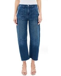 Le Jean - Utility Soft Barrel Jeans - Lyst