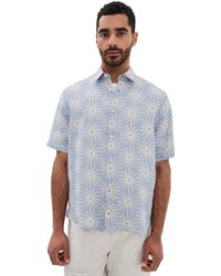 Frescobol Carioca - Castro Linen Copa Sol Printed Shirt - Lyst