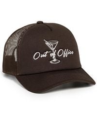Brixton - Out Of Office Netplus Trucker Hat - Lyst