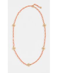 Tory Burch Roxanne Delicate Long Necklace | Lyst Canada