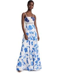 PATBO - Nightflower Embroidered Maxi Dress - Lyst
