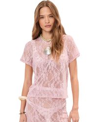 Le Bos - Lace Tee - Lyst