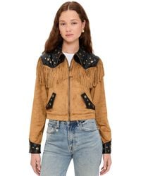 Show Me Your Mumu - Wilson Faux Suede Jacket - Lyst