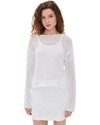 Vince - Coated Cotton Pullover - Lyst