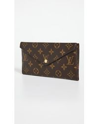 What Goes Around Comes Around Louis Vuitton Black Multi Porte Monnaie Plat  Wallet