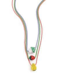 Clare V. - Ceramic Bead Necklace Set - Lyst