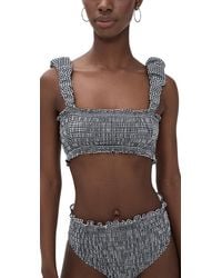 Sea - Neci Gingham Bikini Top - Lyst