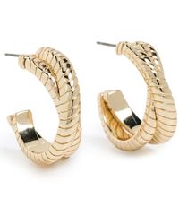 Roxanne Assoulin - The Double Cobra Hoops - Lyst