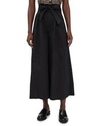 L'Agence - Lowen Paperbag Crop Pants - Lyst