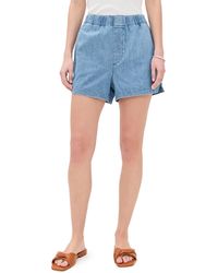Madewell - Denim Pull-On Shorts - Lyst