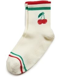 Stems - Cherry Grip Striped Crew Socks - Lyst