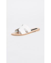 Steven by Steve Madden Greece Slides - White