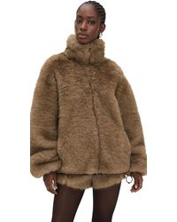 MSGM - Faux Fur Jacket - Lyst