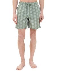 Rhythm - Ornate Stripe Beach Shorts 7 - Lyst