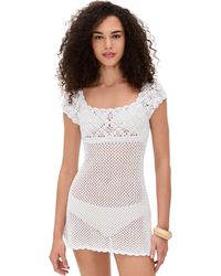 Frankie's Bikinis - Eloise Crochet Dress Angel's Meadow - Lyst