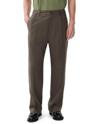 Marni - Tropical Wool Pleated Pants - Lyst
