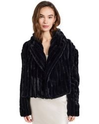 Blank NYC - Faux Fur Jacket - Lyst