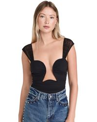 Free People - Double Take Thong Bodysuit - Lyst