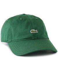 Lacoste - Cotton Twill Front Logo Cap - Lyst