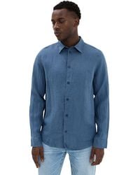 NN07 - Enzo Linen Shirt - Lyst