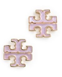 Tory Burch - Kira Mother Of Pearl Stud Earrings - Lyst