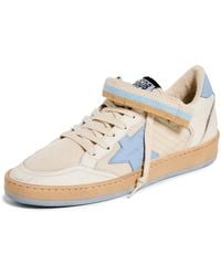 Golden Goose - Ball Star Double Quarter With Strap Star Sneakers - Lyst