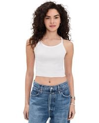 ÉTERNE - Cropped Rib Tank - Lyst