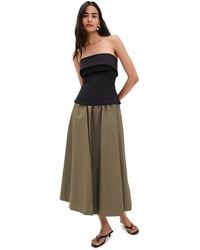 En Saison - Arden Mixed Media Dress - Lyst