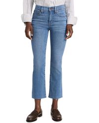 Madewell - Mid Rise Kick Out Jeans - Lyst