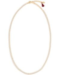 Shashi - Tennis Diamond Necklace - Lyst