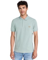 Fred Perry - Pain Hirt Iver Bue/dark Carae X - Lyst