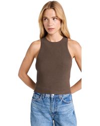Reformation - Reforation Hudon Ribbed Weater Tank - Lyst