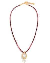 Chan Luu - Beaded Pendant Necklace - Lyst