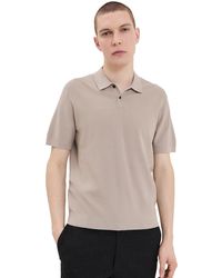 Theory - Light Bilen Goris Knit Polo - Lyst