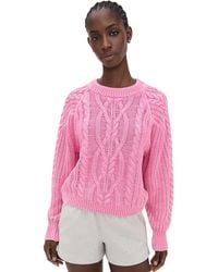 Free People - Frankie Cable Sweater - Lyst