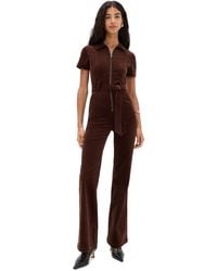 Alice + Olivia - Gorgeous Corduroy Wide Leg Jumpsuit - Lyst