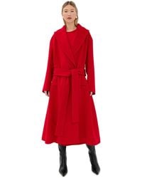 Another Tomorrow - Cashmere Wrap Coat - Lyst