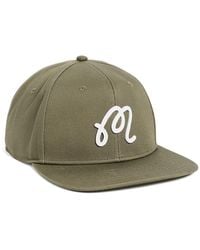 Malbon - M Script Snapback Hat - Lyst