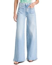 Mother - Patch Pocket Undercover Sneak Jeans - Lyst