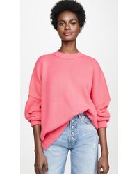 Free People Easy Street Tunic Sweater - Pink